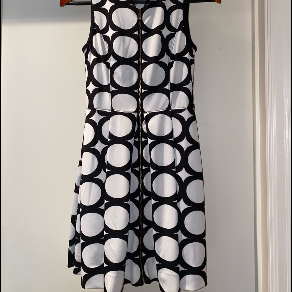 Boston Proper black and white dress